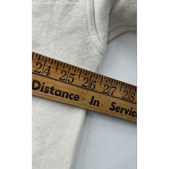 Soffe Heavy Sweats Tennessee Volunteers Sweatshirt Unisex XXL White Orange FLAWS - Picture 10 of 11